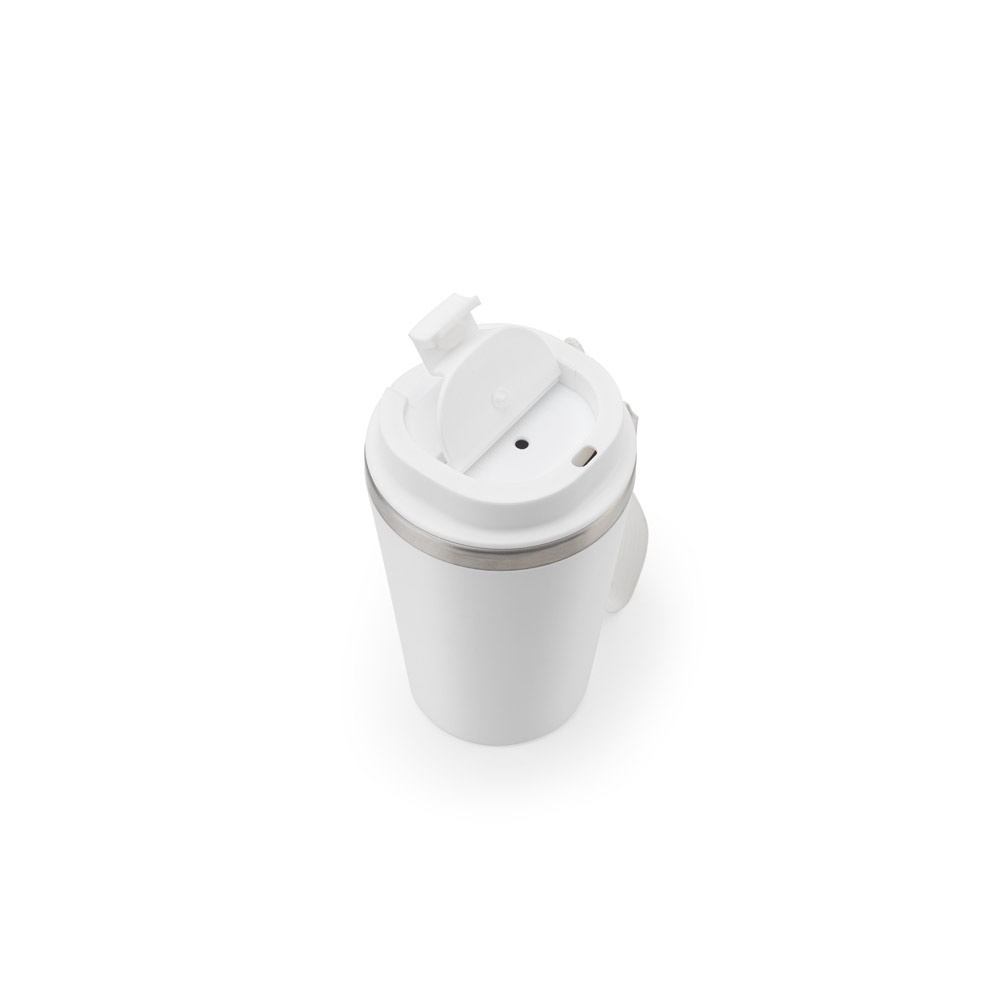 SPITZ. Vaso de viaje de acero inoxidable (90 % RSS) con aislamiento mate de doble pared de 460 ml