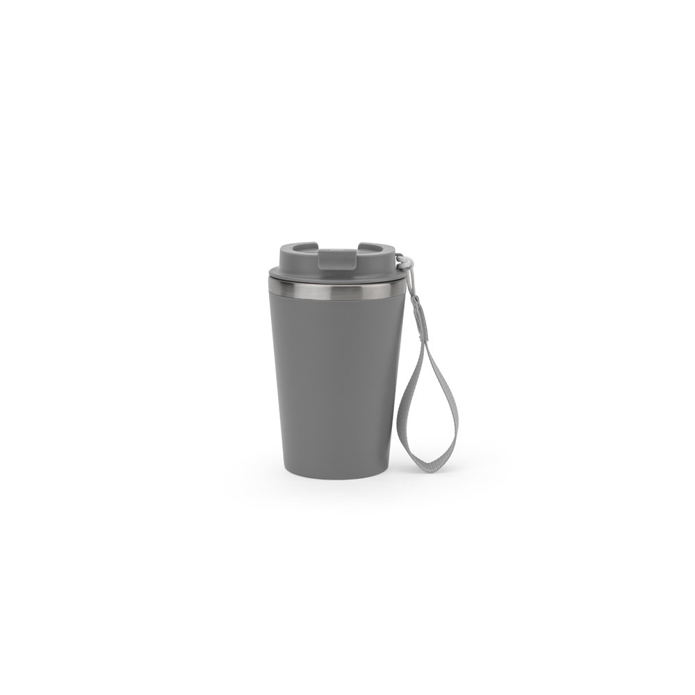 SPITZ. Vaso de viaje de acero inoxidable (90 % RSS) con aislamiento mate de doble pared de 460 ml