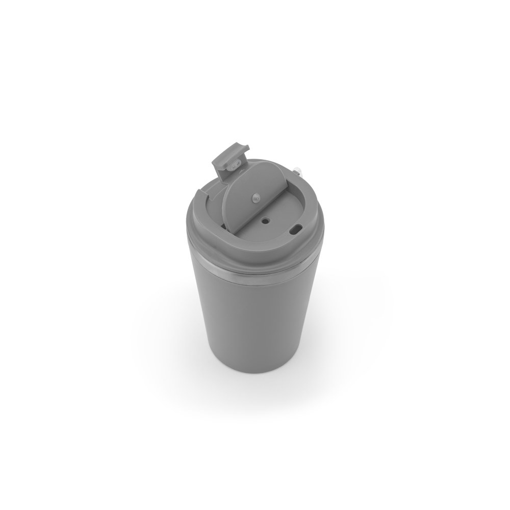 SPITZ. Vaso de viaje de acero inoxidable (90 % RSS) con aislamiento mate de doble pared de 460 ml