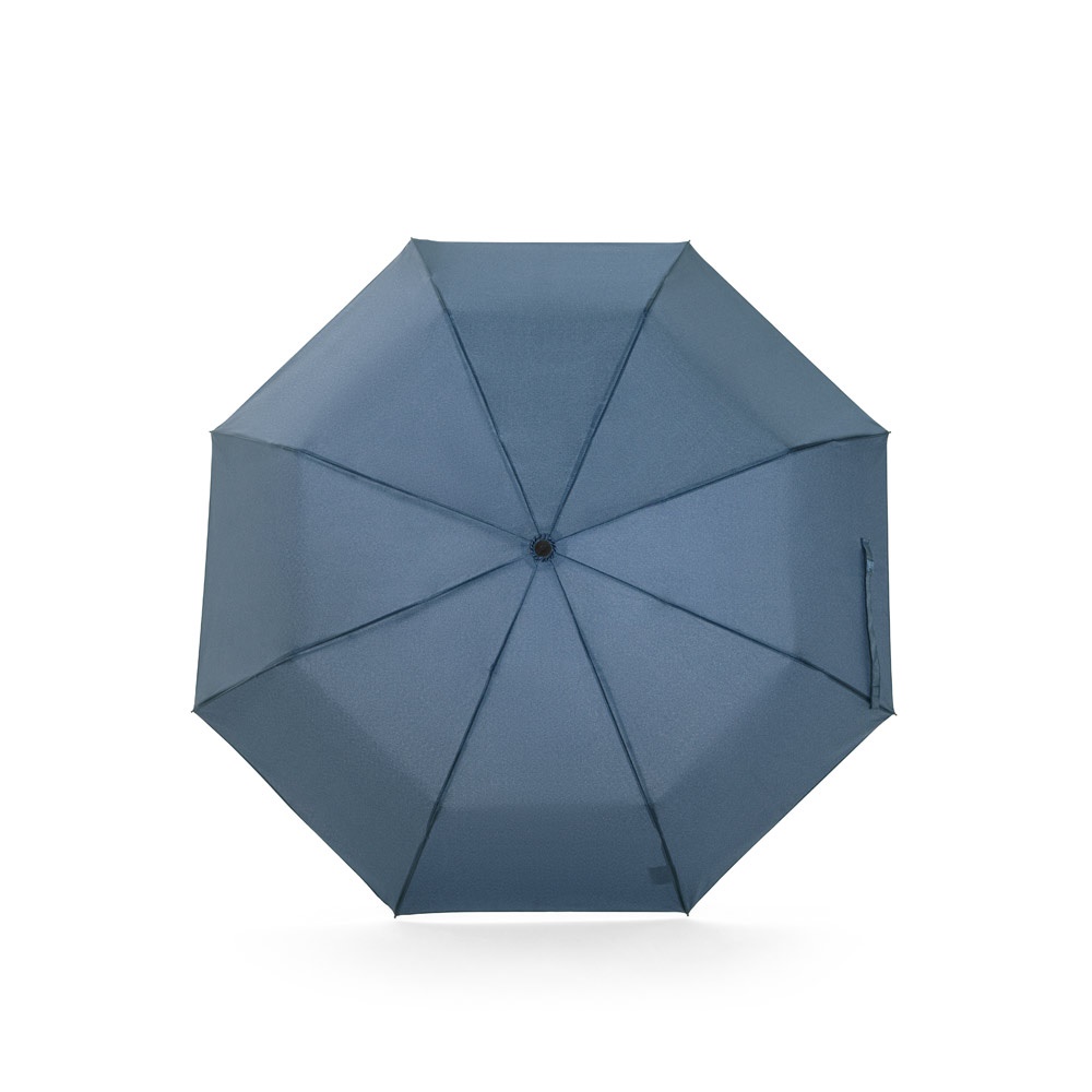 AIDEN. Paraguas de 53 cm de poliéster reciclado (100 % rPET) pongee 190T, plegable en 3 secciones
