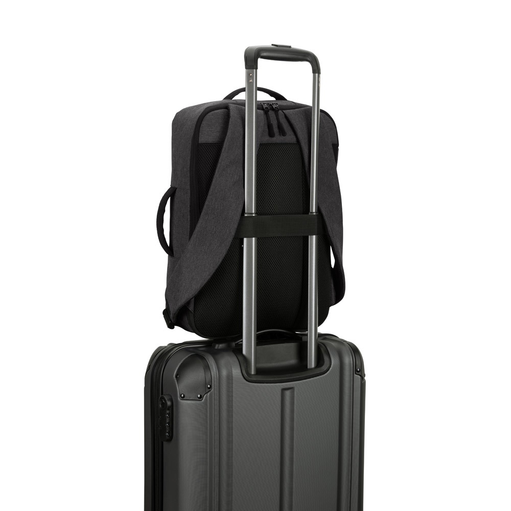 NIAMEY. Mochila para portátil de 15.6" de poliéster reciclado 300D de alta densidad