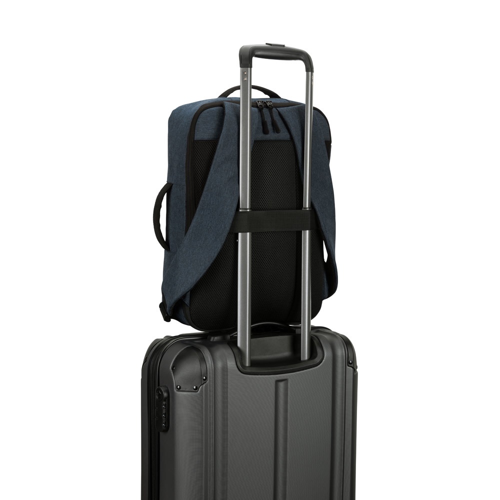 NIAMEY. Mochila para portátil de 15.6" de poliéster reciclado 300D de alta densidad
