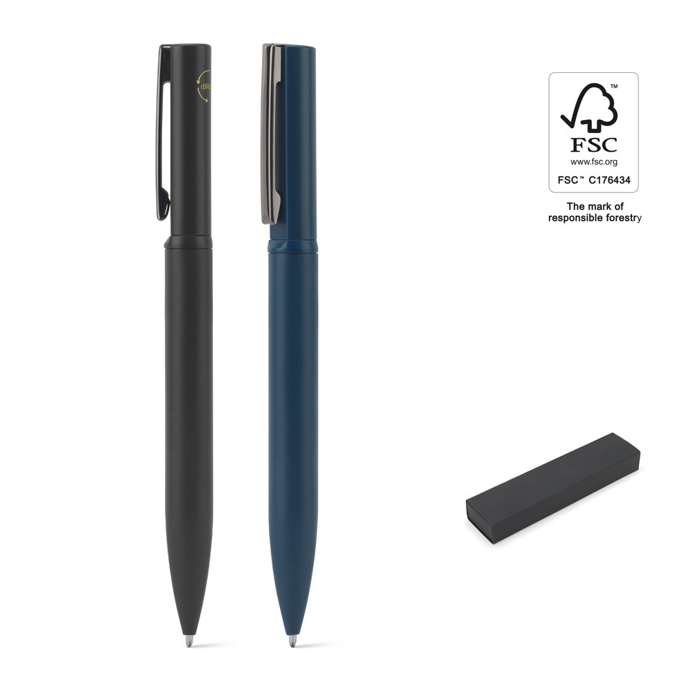 ELSIE. Elegante bolígrafo de metal (60% reciclado)