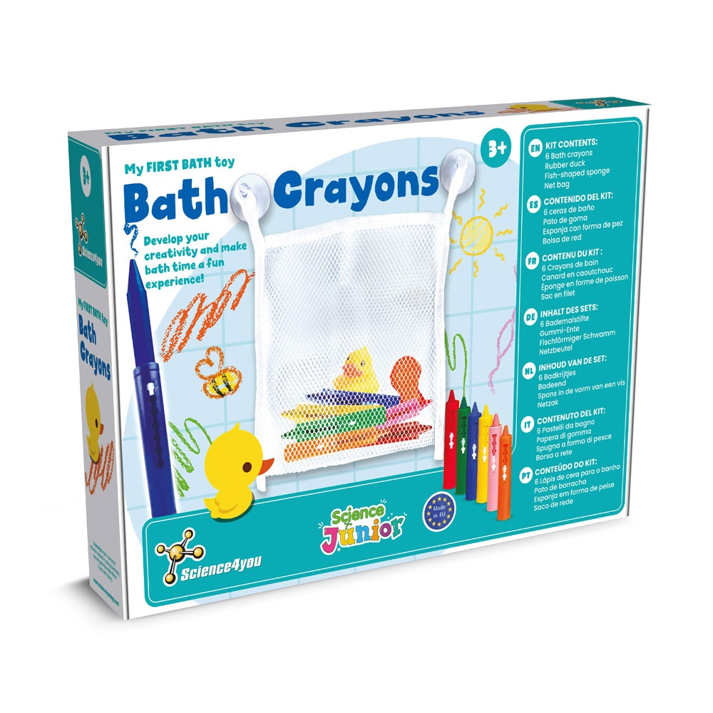 BATH CRAYONS. Juguete educativo para niños