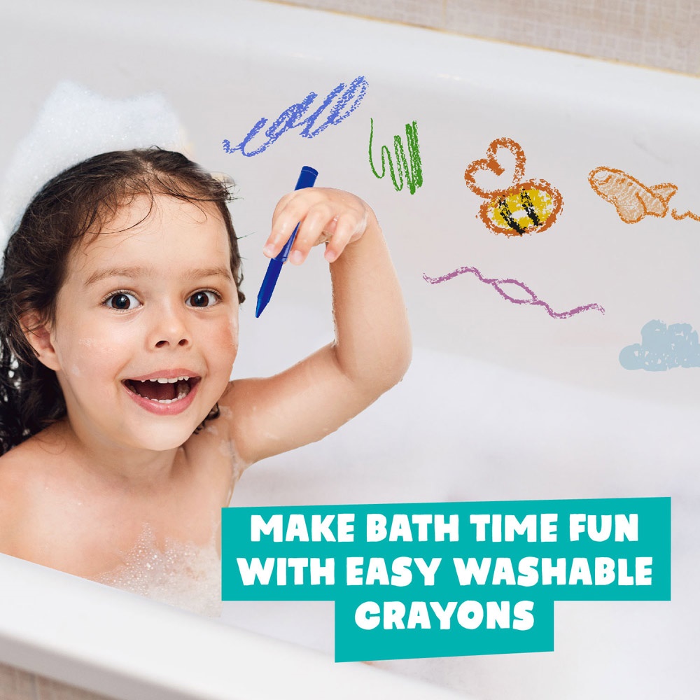 BATH CRAYONS. Juguete educativo para niños