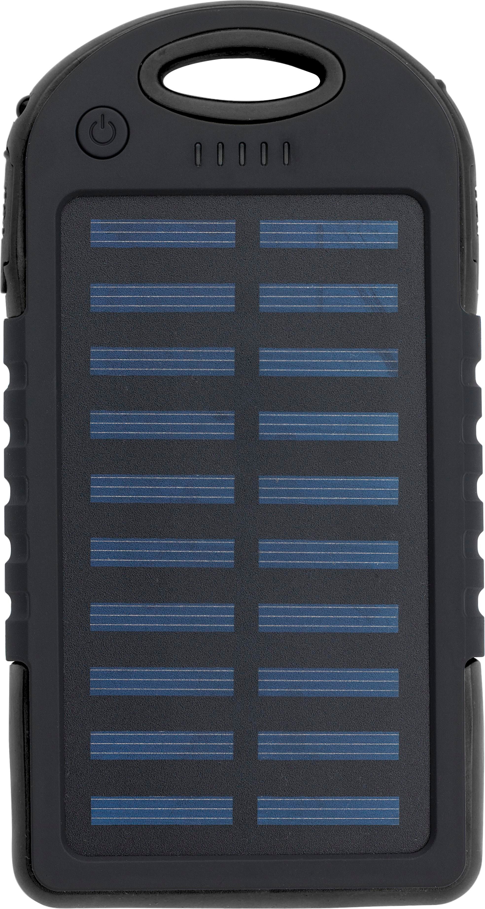 Power Bank solar de ABS y caucho Arin