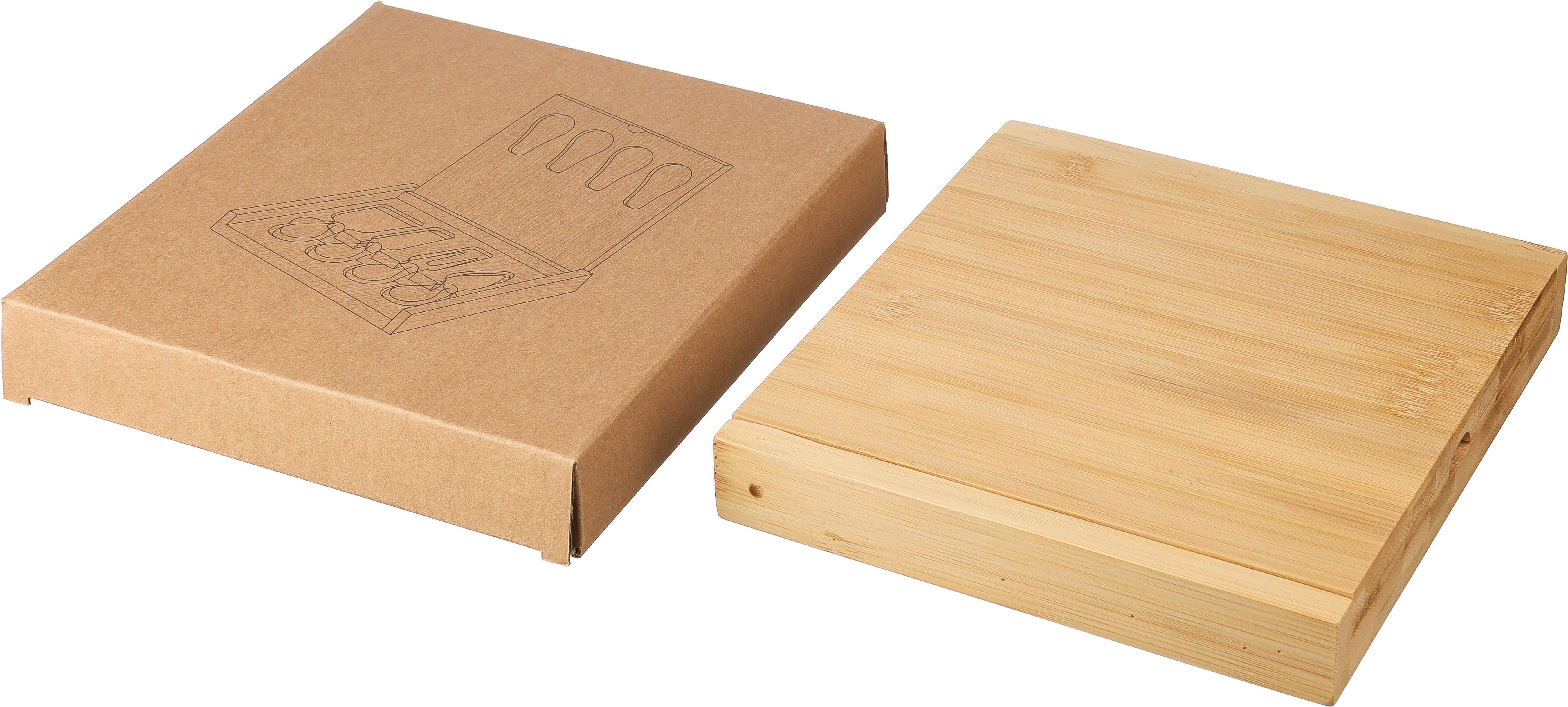 Tabla de bambú para quesos Zea