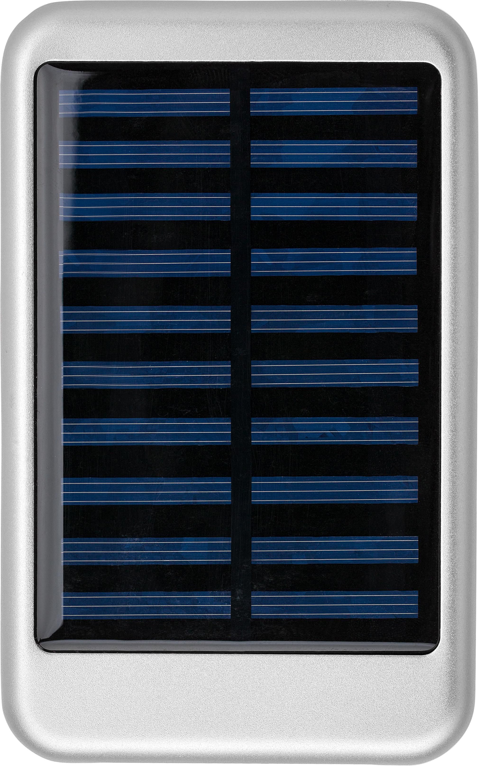 Power Bank solar de aluminio Tycho