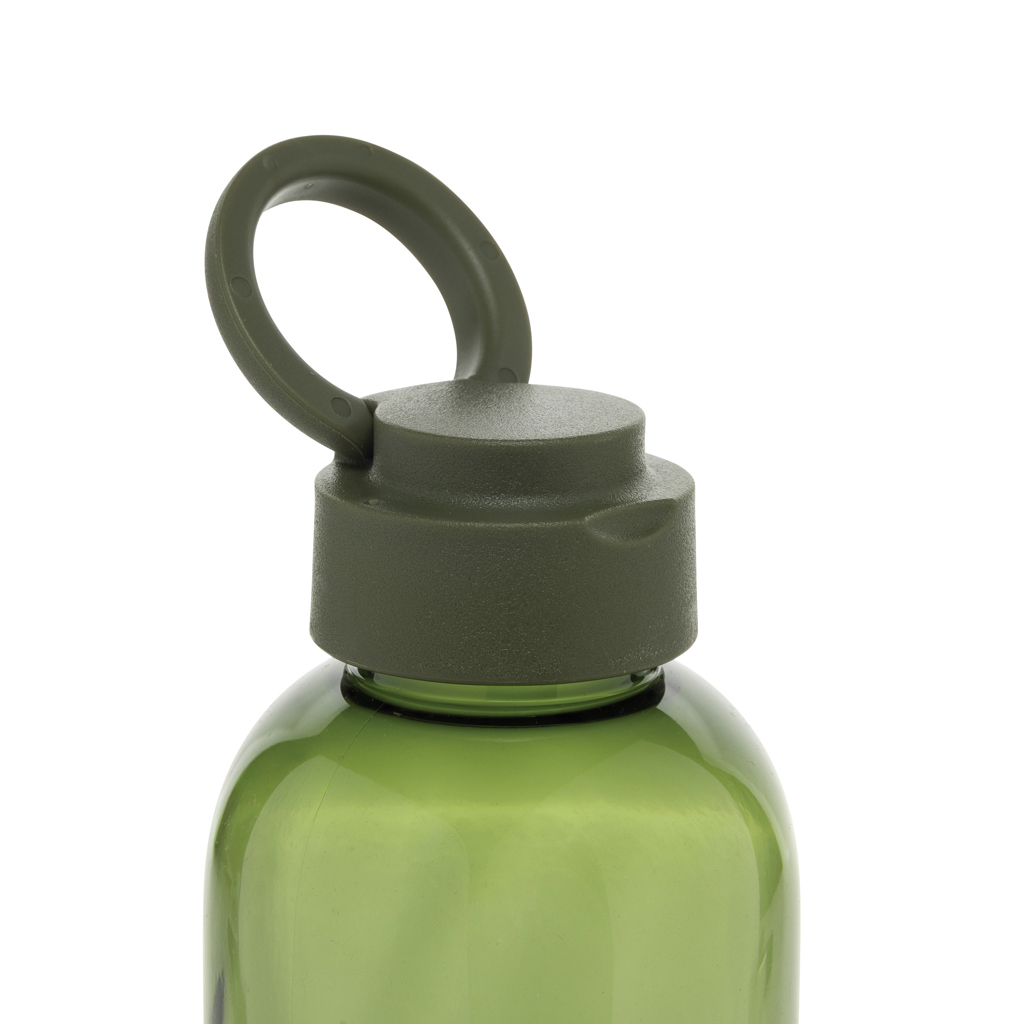 Botella de agua antigoteo Ripple RCS RPET con asa 75 ml
