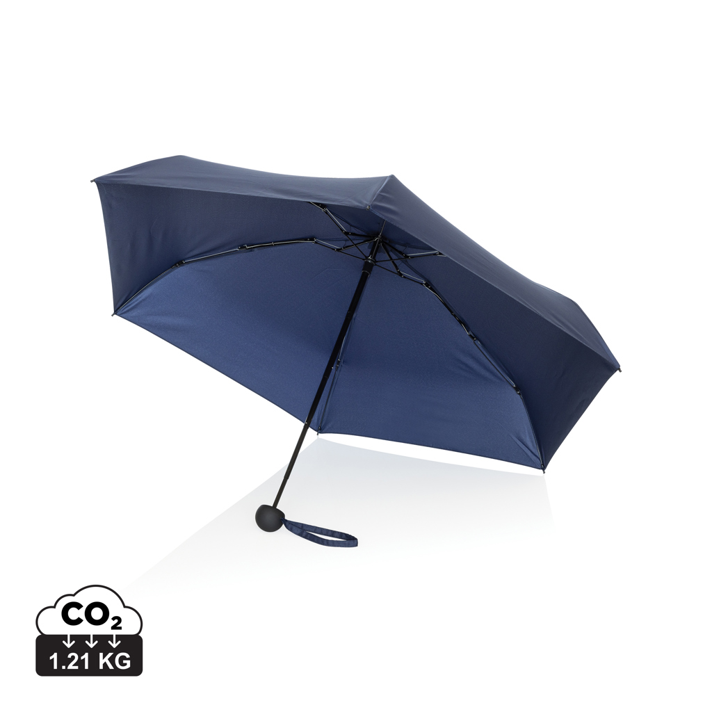 Paraguas manual supermini Aware™ RPET de 19,5" y 190T Pongee
