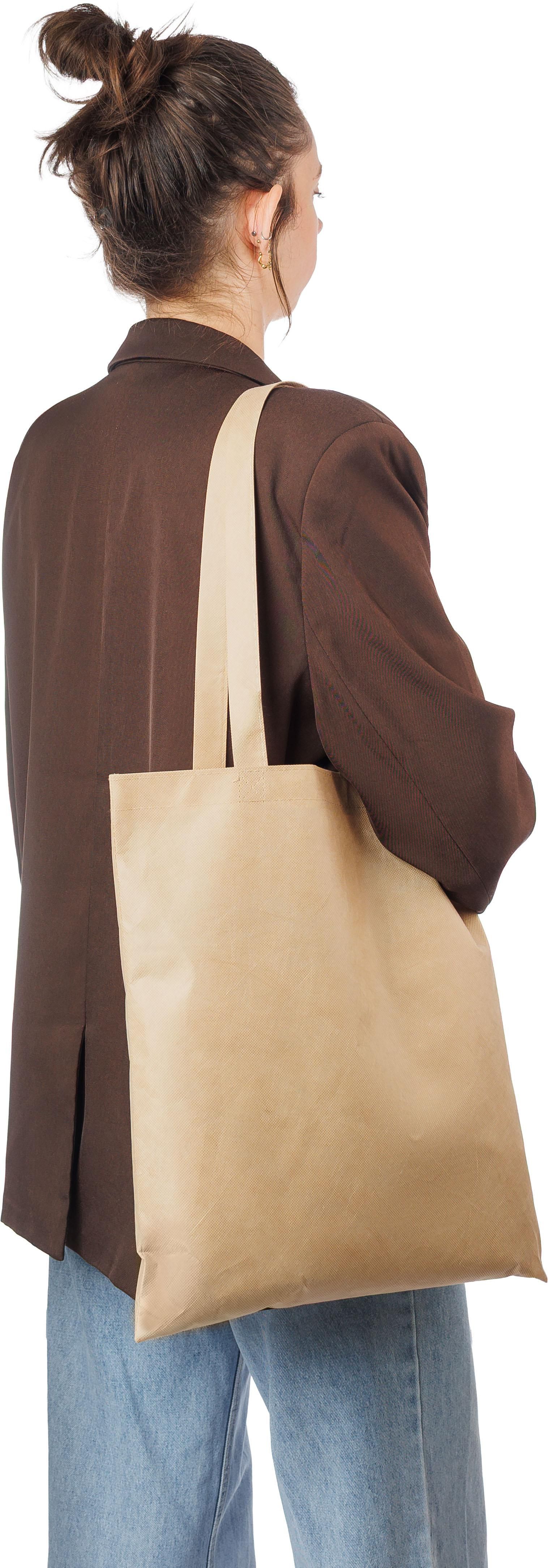 Bolsa con asas de tela no tejida (80 g/m2) Taye