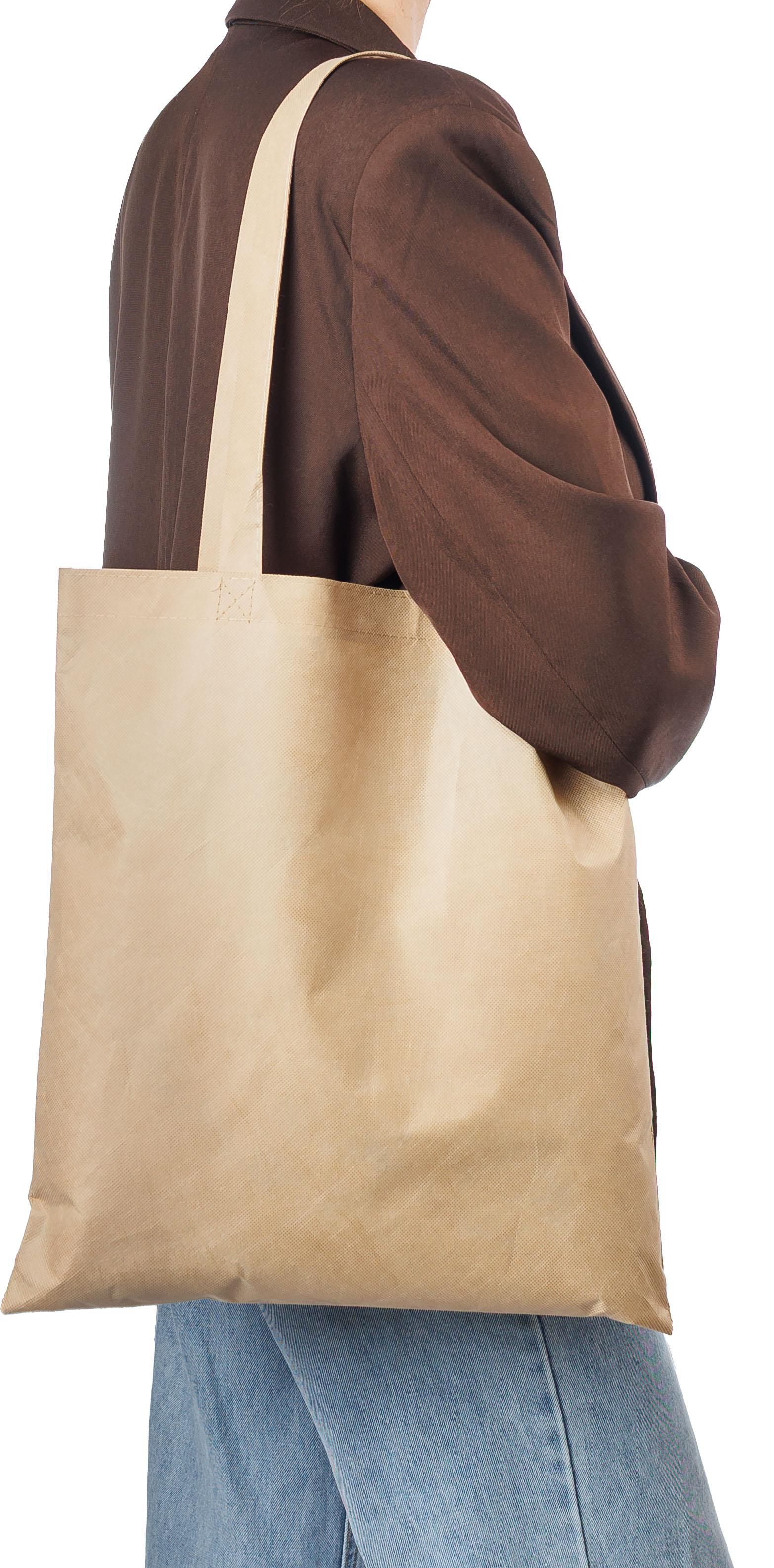 Bolsa con asas de tela no tejida (80 g/m2) Taye
