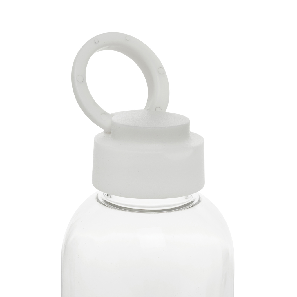 Botella de agua antigoteo Ripple RCS RPET con asa 75 ml