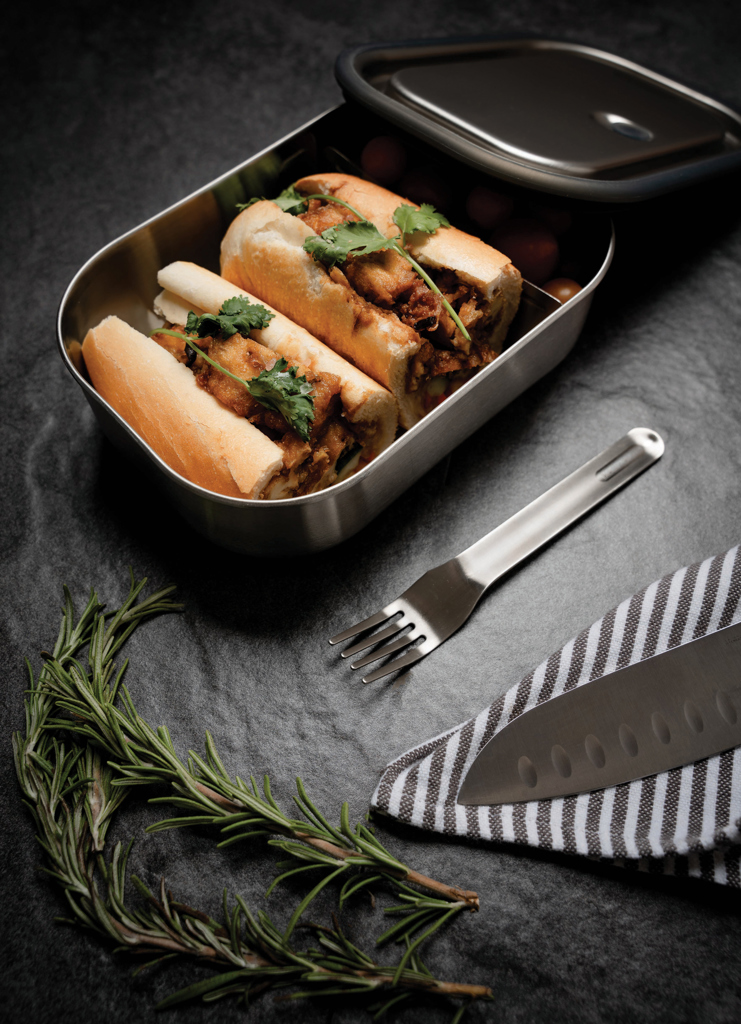 Fiambrera de acero inoxidable grande Black+Blum