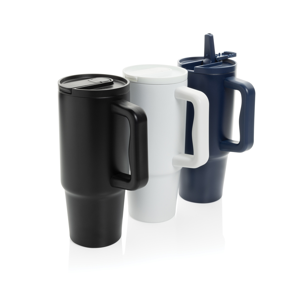 Vaso de acero inoxidable reciclado RCS antigoteo Embrace