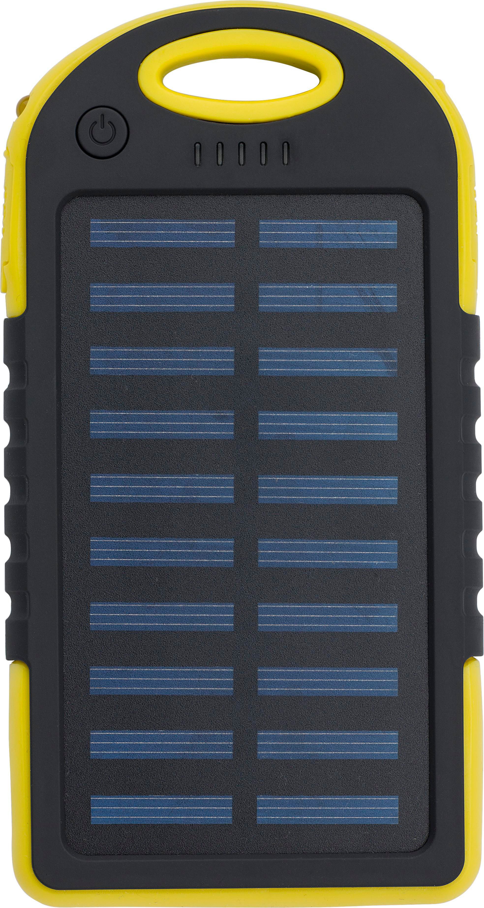 Power Bank solar de ABS y caucho Arin