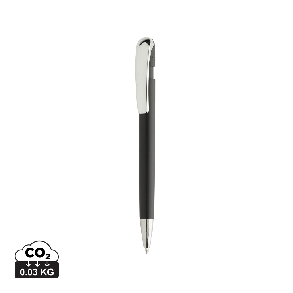 Bolígrafo con clip metálico R-ABS certificación Glide GRS