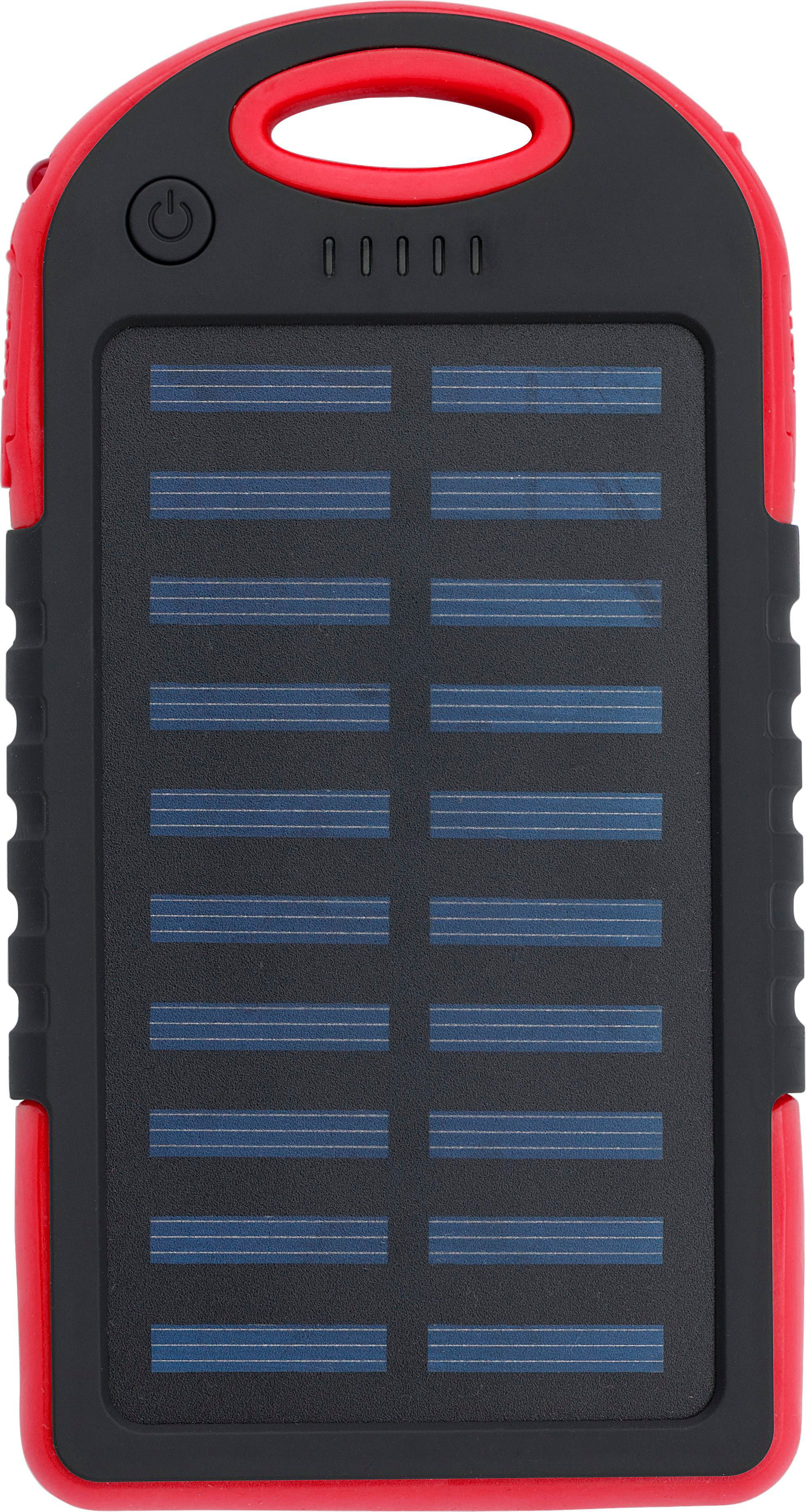 Power Bank solar de ABS y caucho Arin