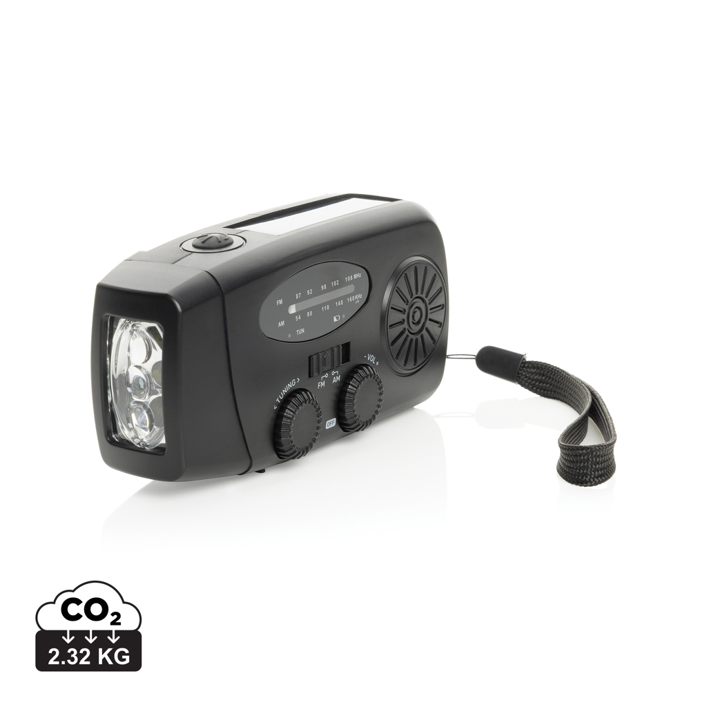 Radio de emergencia plástico reciclado RescueWave RCS