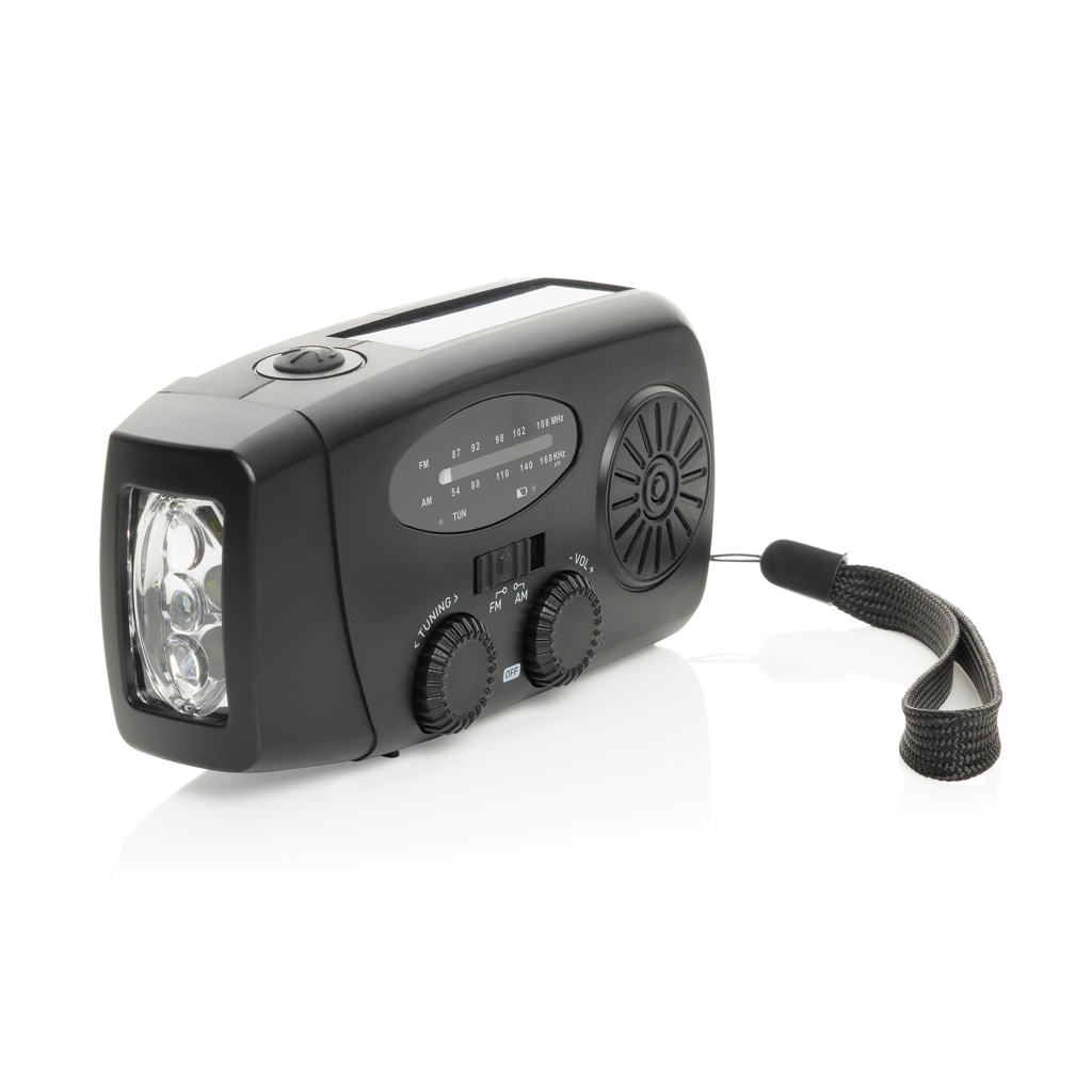 Radio de emergencia plástico reciclado RescueWave RCS