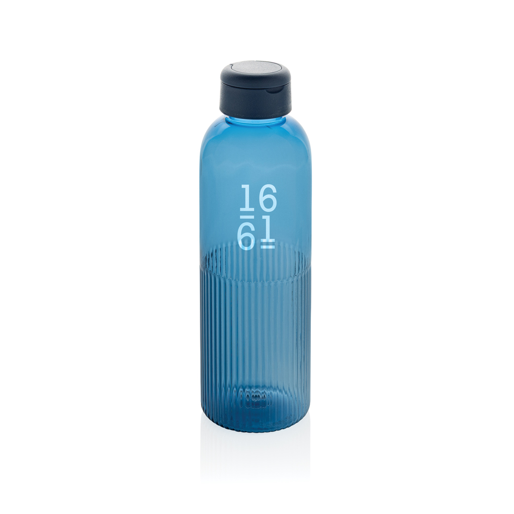 Botella de agua antigoteo Ripple RCS RPET con asa 75 ml