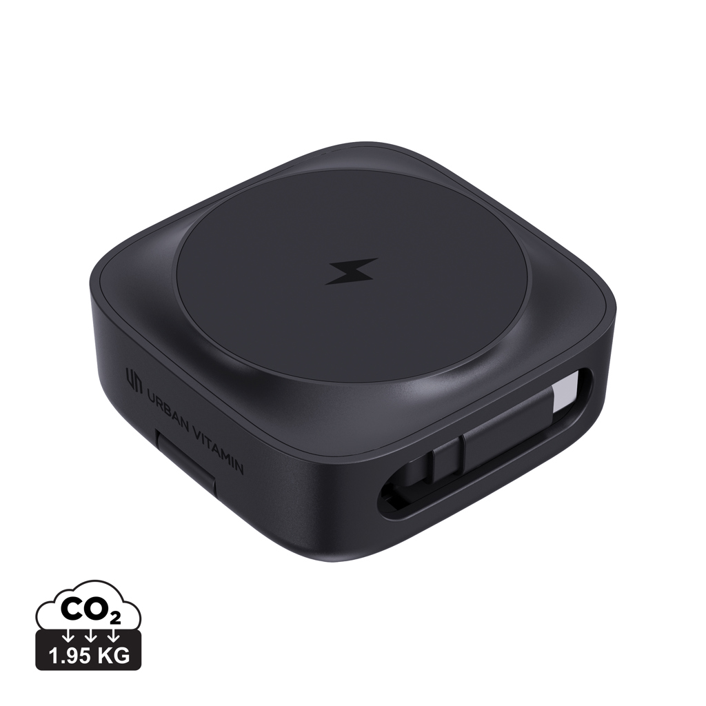 Cargador inalámbrico Urban Vitamin Goleta 2 en 1 de 15W