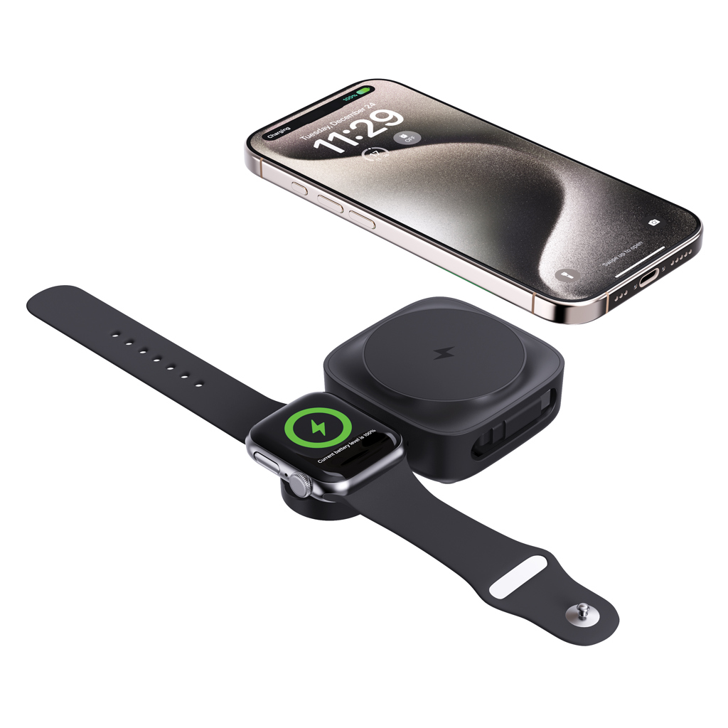 Cargador inalámbrico Urban Vitamin Goleta 2 en 1 de 15W
