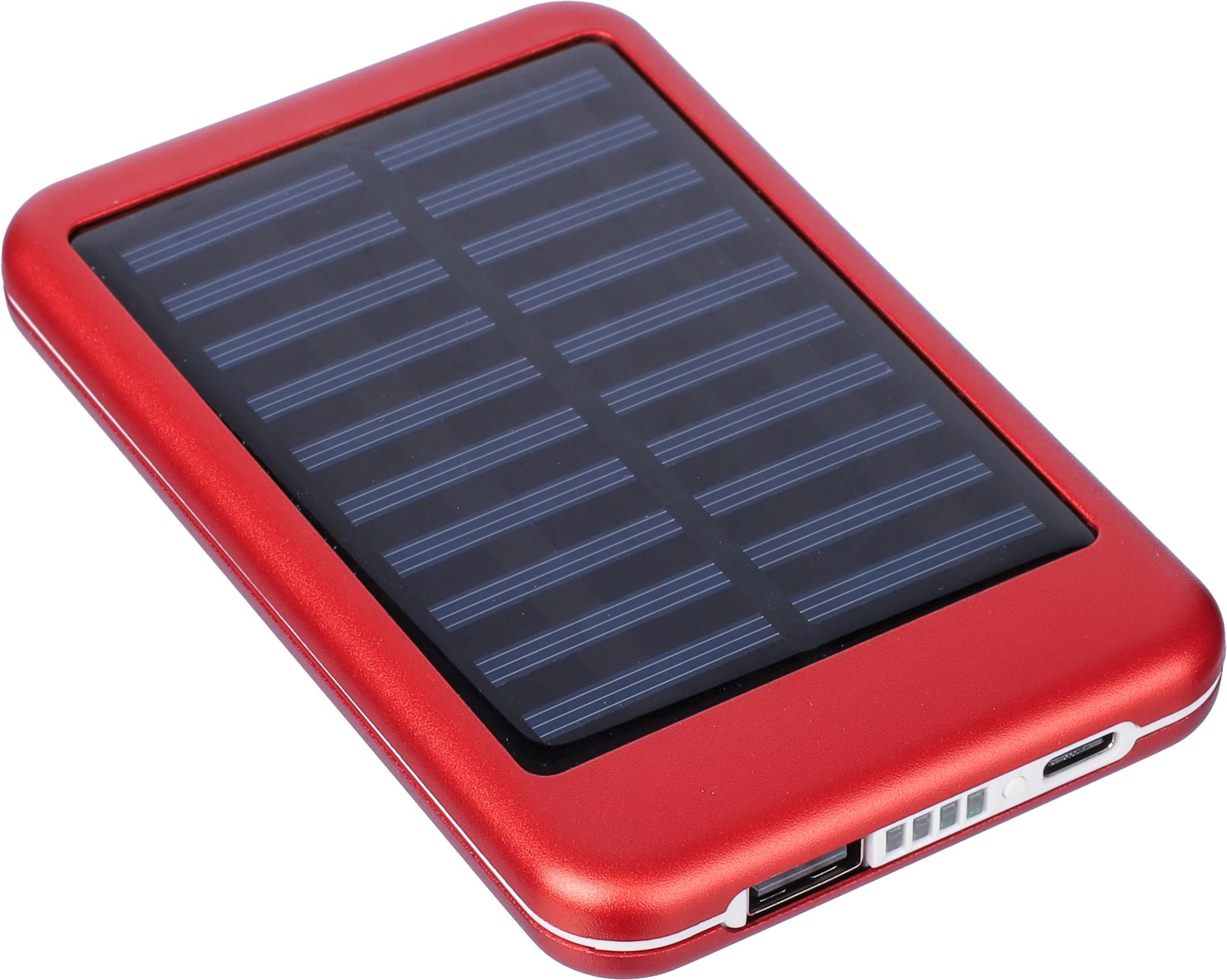 Power Bank solar de aluminio Tycho