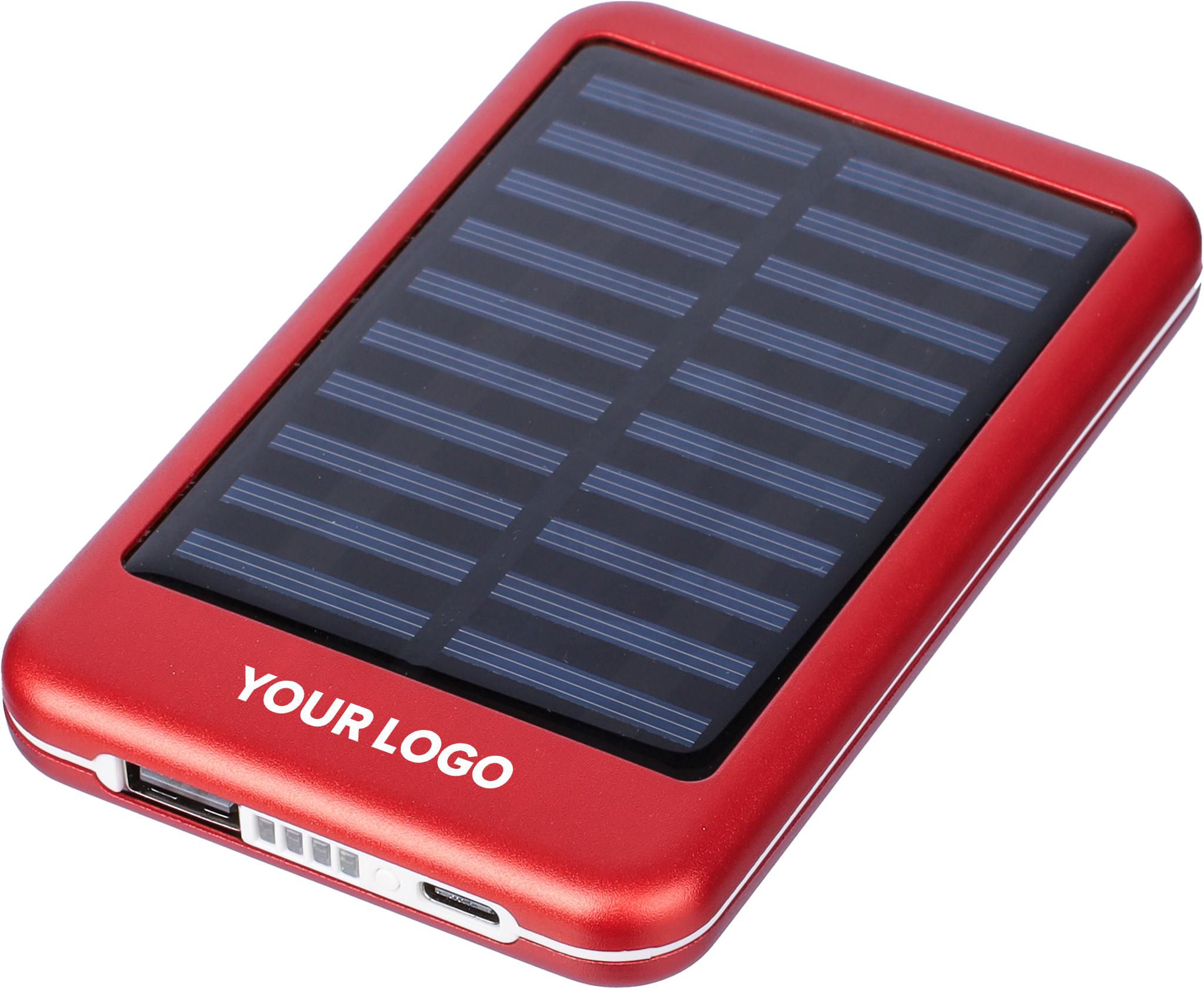 Power Bank solar de aluminio Tycho