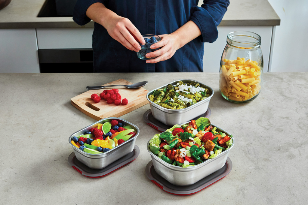 Caja comida Black+Blum (3 piezas, pequeño, mediano y grande)