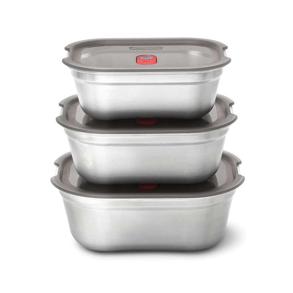 Caja comida Black+Blum (3 piezas, pequeño, mediano y grande)