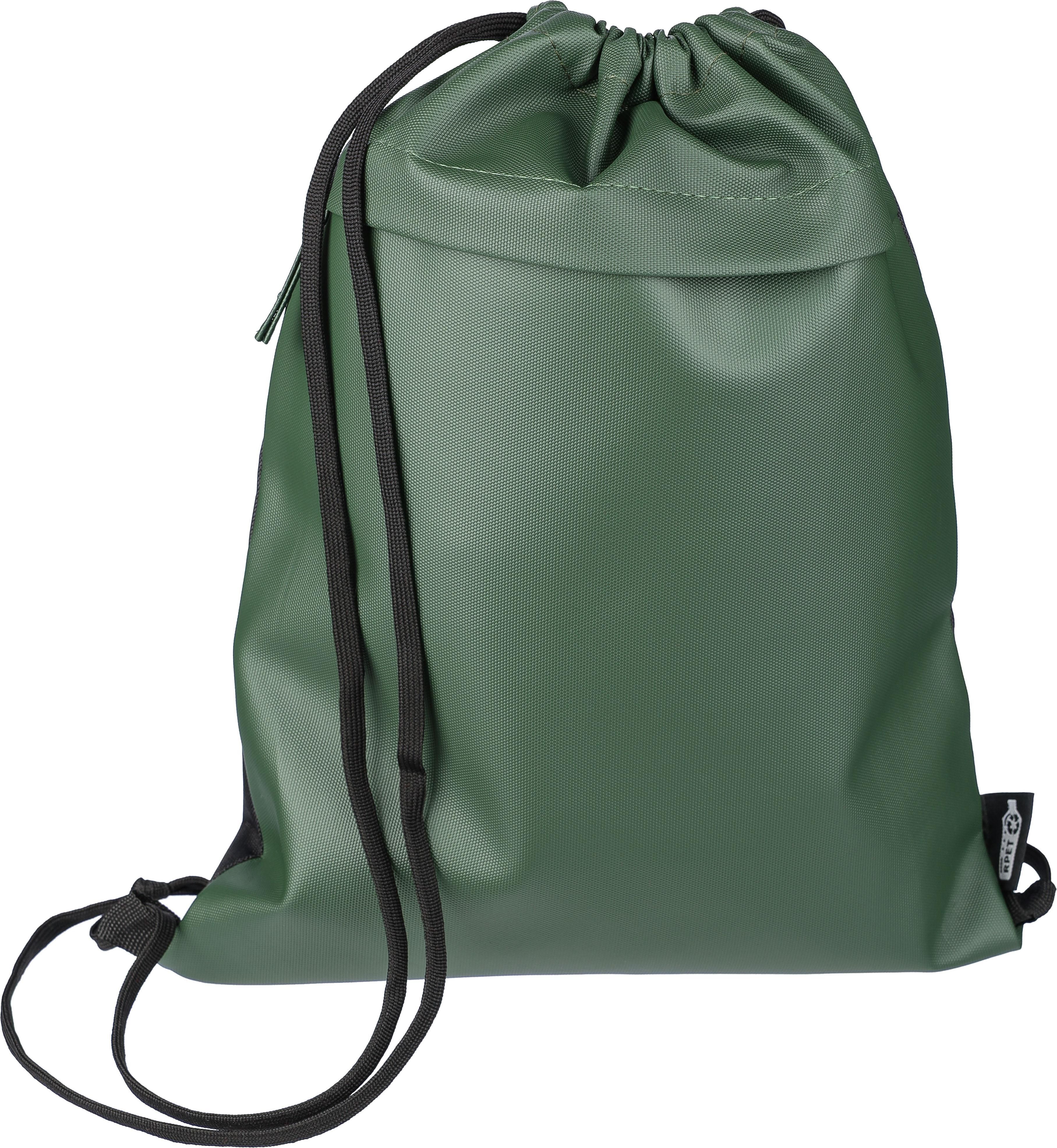 Mochila con cordones de poliéster rPET (600D) Auri