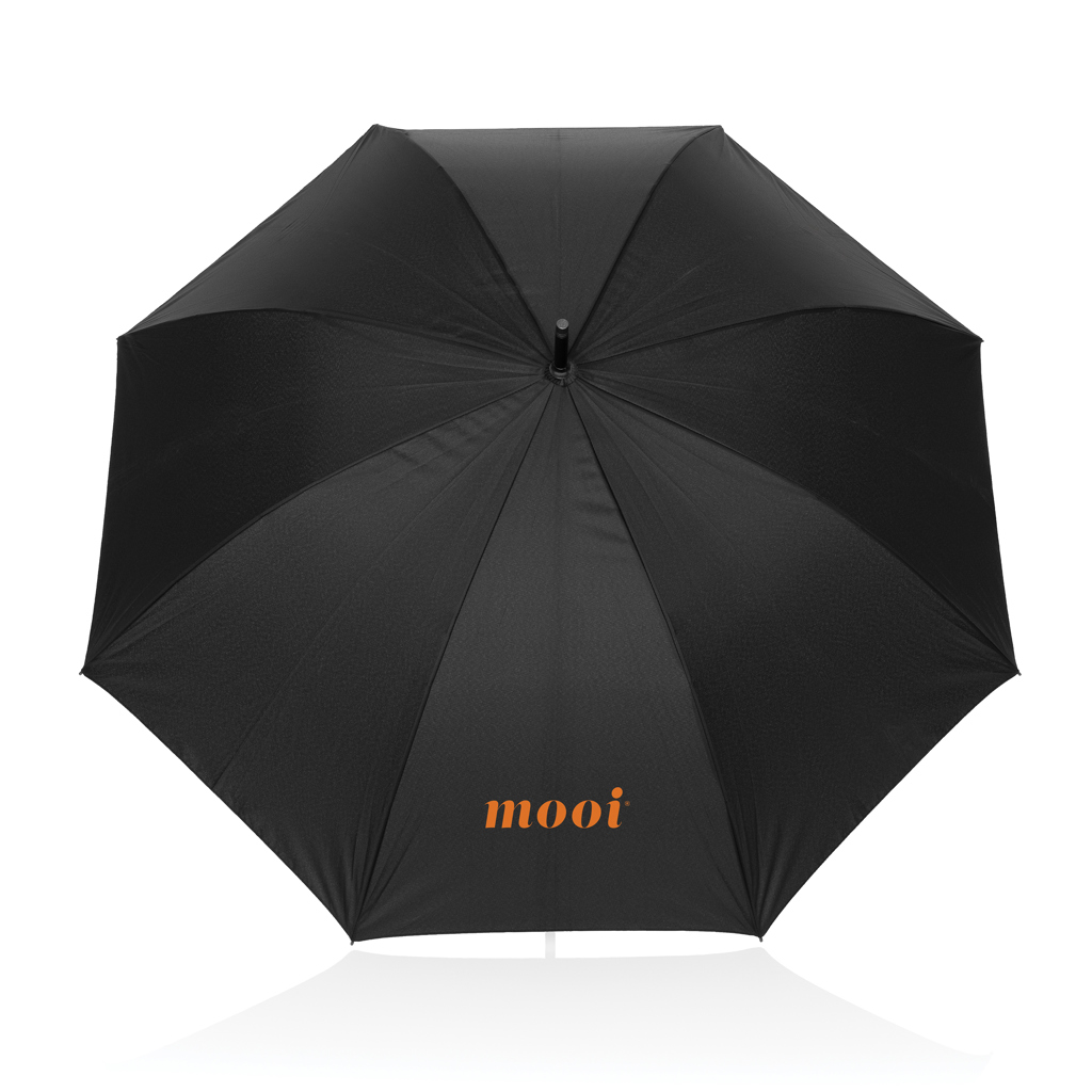 Paraguas Swiss Peak Vero Aware™ RPET 25” con lujoso mango