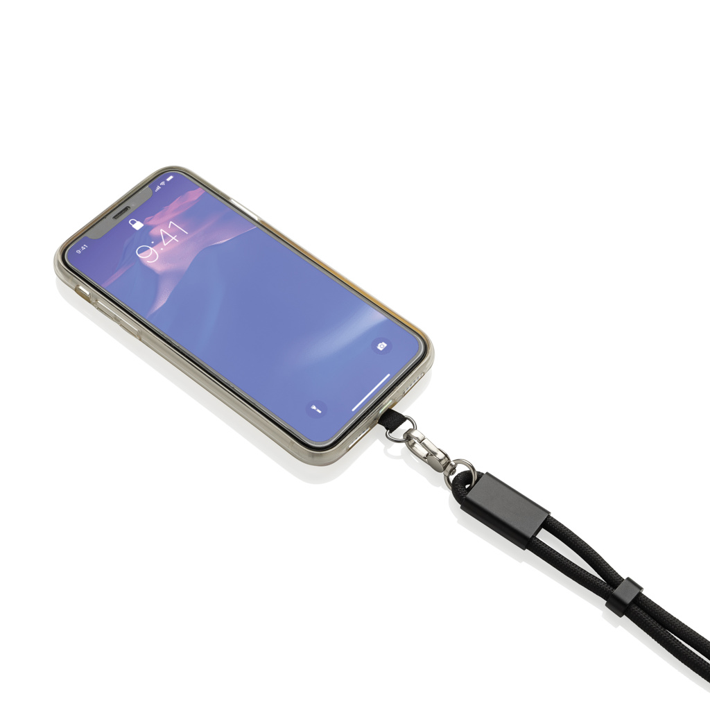 Correa de muñeca para teléfono LoopAmp RCS RPET y cable 60W