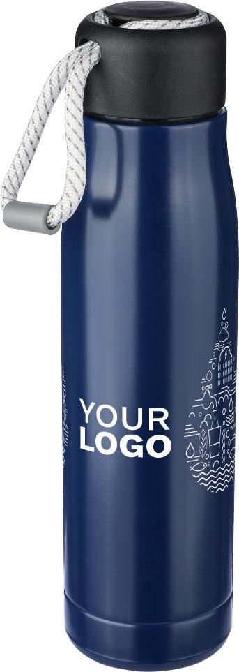 Botella termo de acero inoxidable reciclado (500 ml) Solene