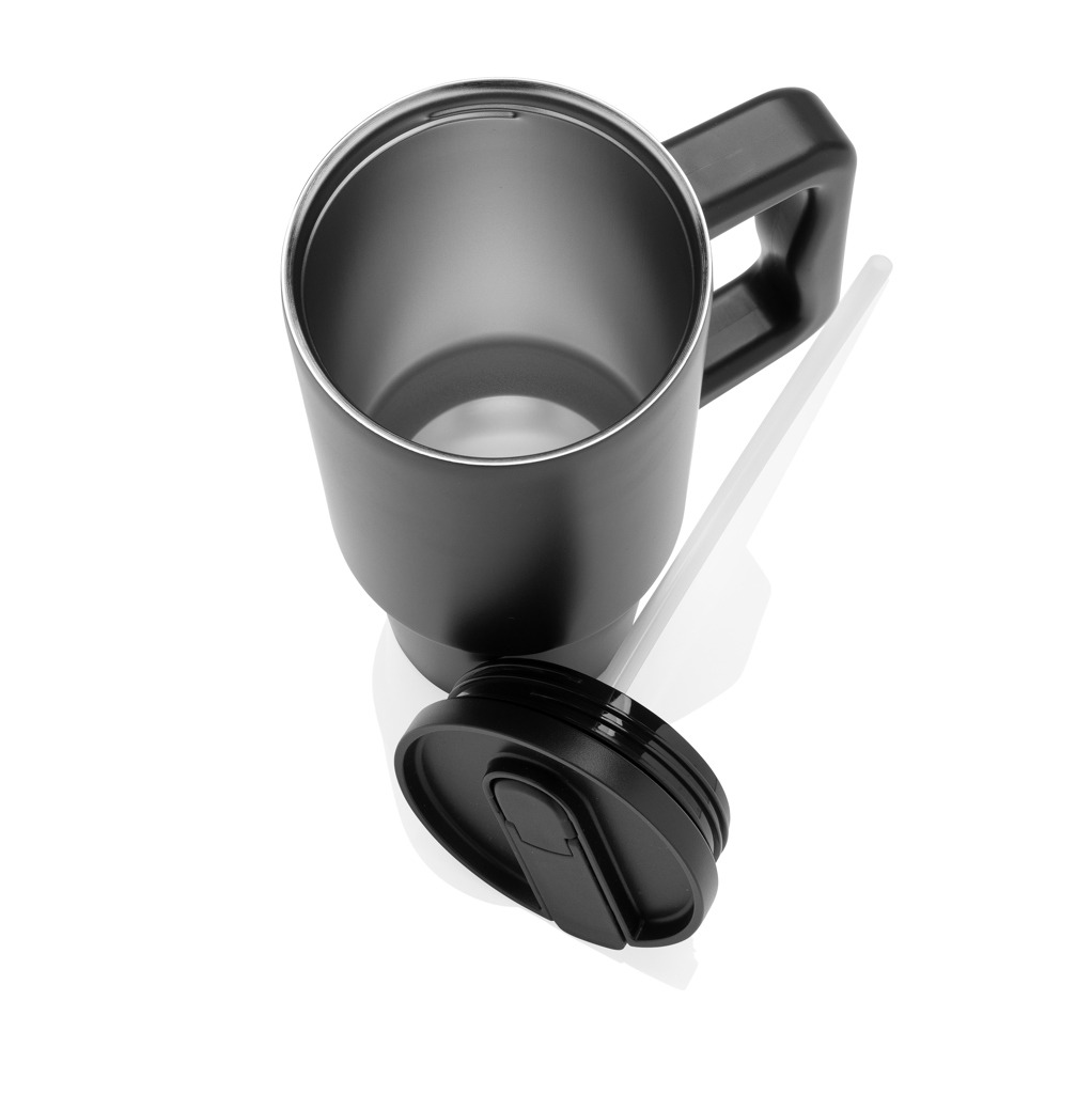 Vaso de acero inoxidable reciclado RCS antigoteo Embrace