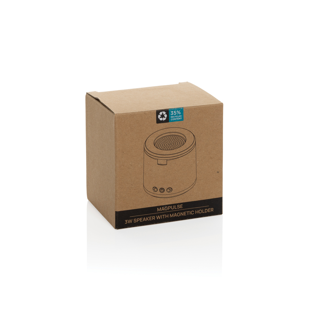 Altavoz Magpulse RCS plástico reciclado 3W soporte magnético