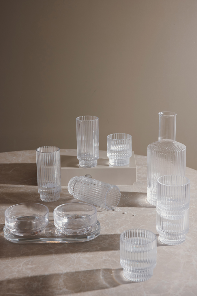 Vaso alto VINGA York, juego de 4 piezas