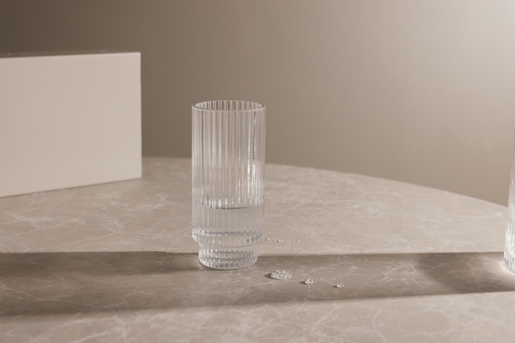 Vaso alto VINGA York, juego de 4 piezas