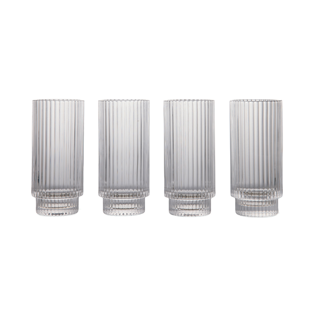 Vaso alto VINGA York, juego de 4 piezas
