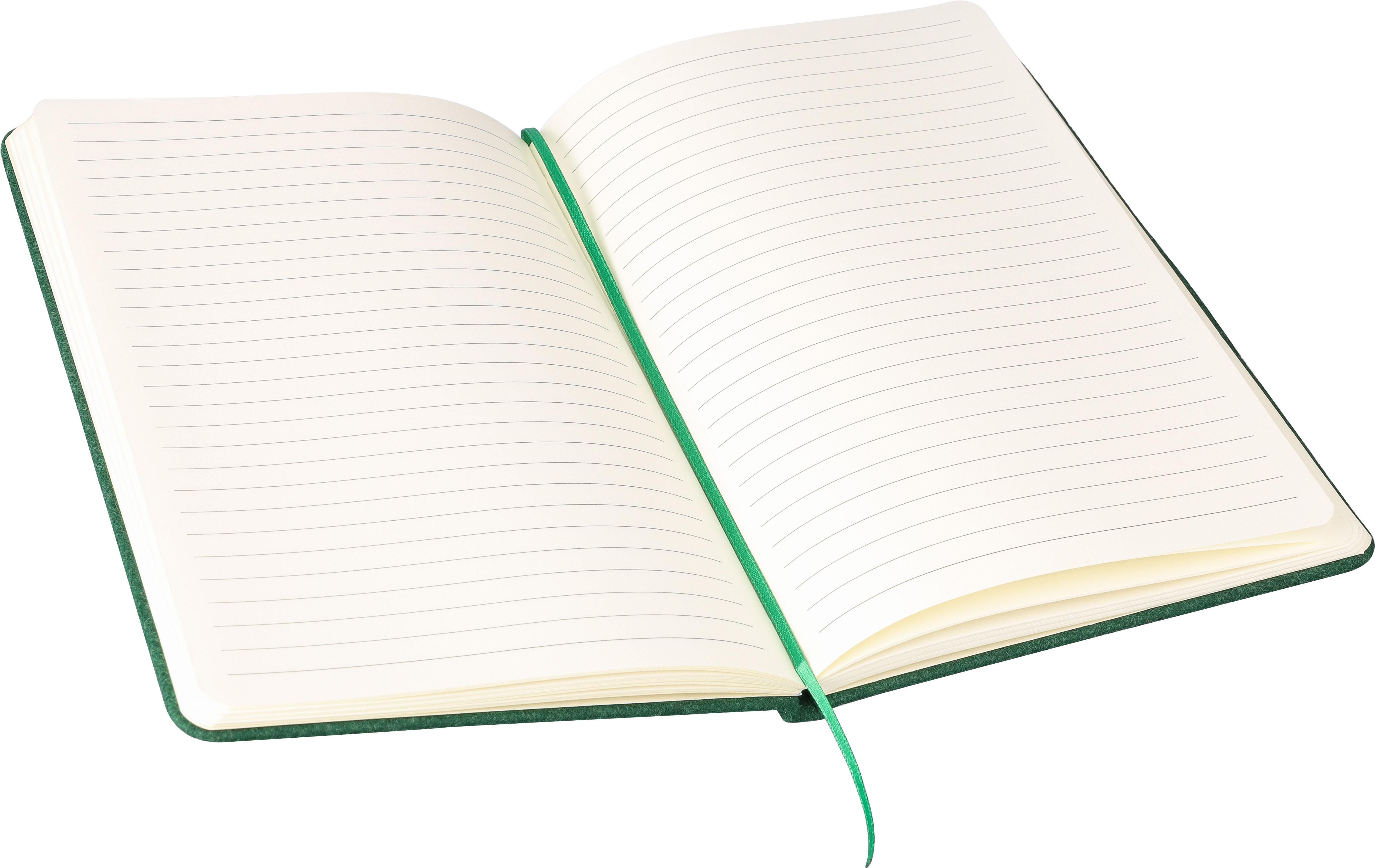 Cuaderno de fieltro reciclado (A5) Dario