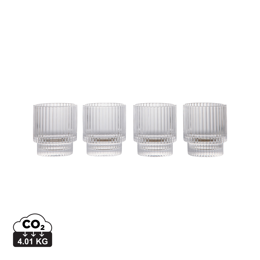 Vaso VINGA York, juego de 4 piezas