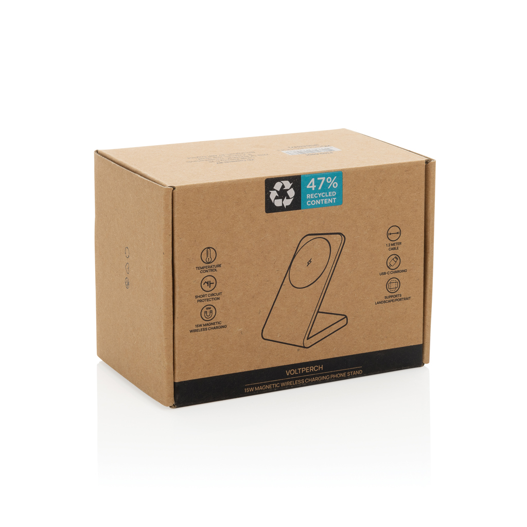 Cargador inalámbrico VoltPerch RCS plástico reciclado 15W