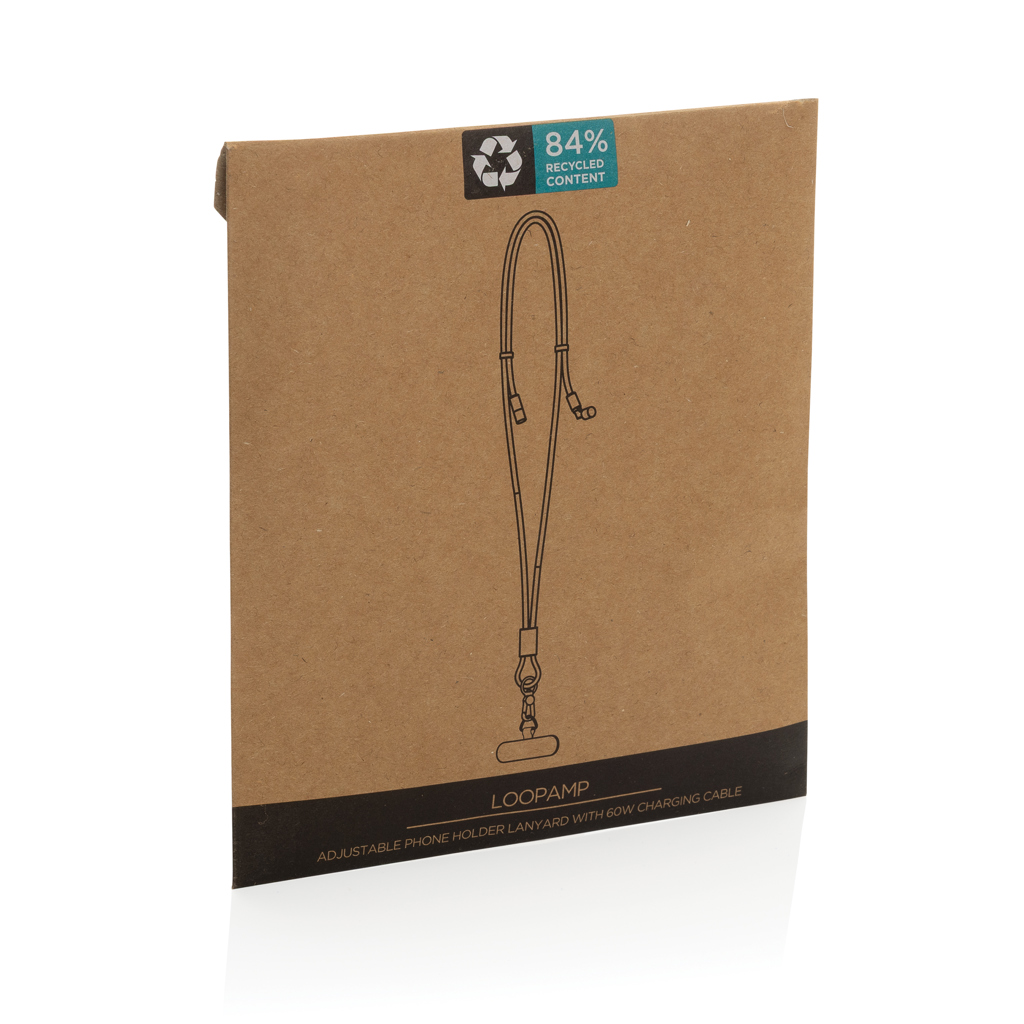 Cable telefónico ajustable LoopAmp RCS RPET cable de 60W