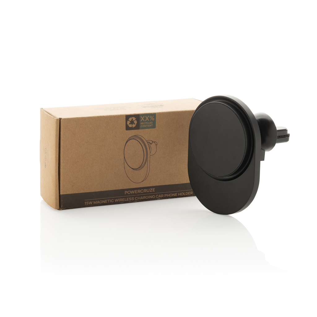 Soporte magnético coche PowerCruze plástico RCS 15W