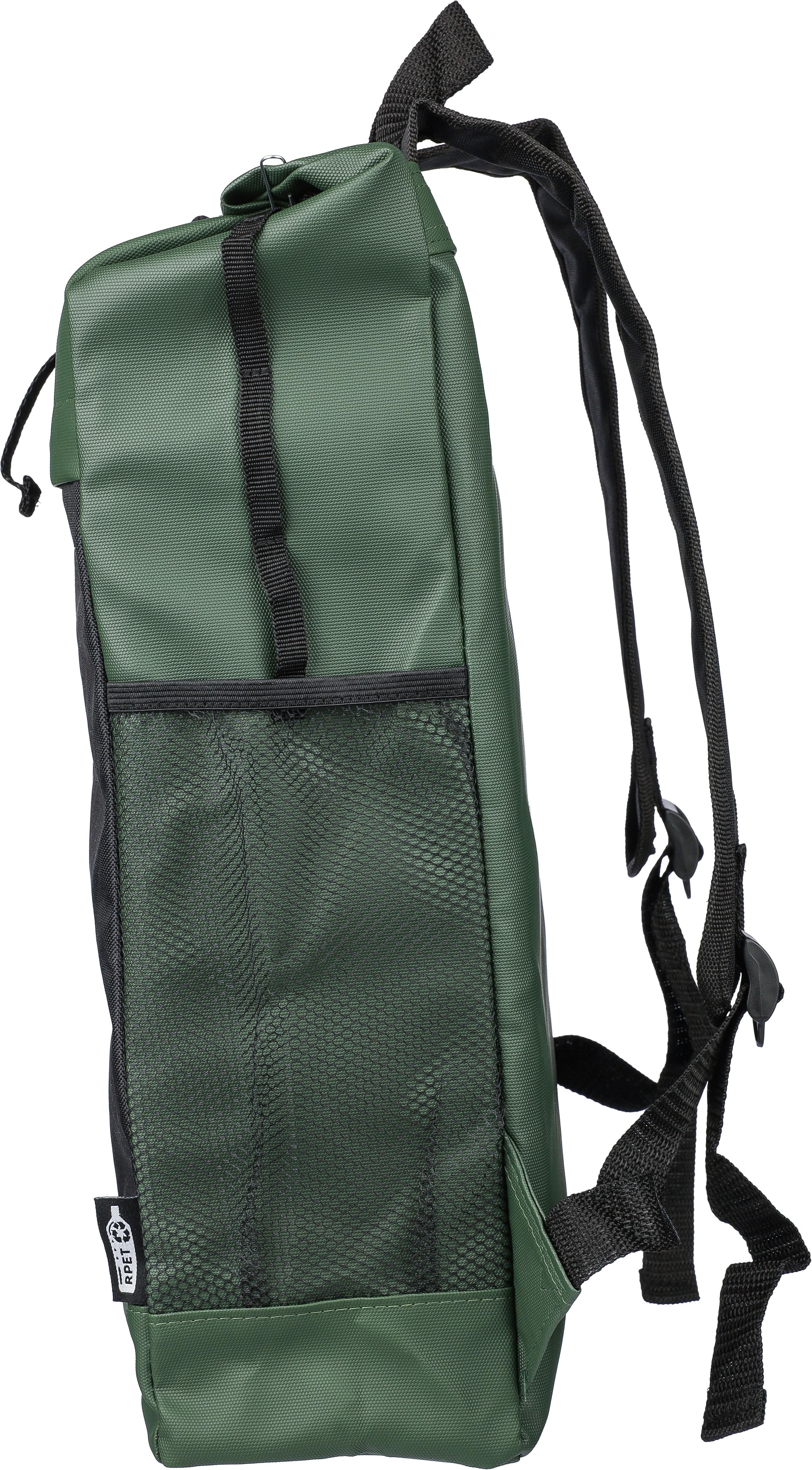 Mochila enrollable de poliéster rPET (600D) Yani
