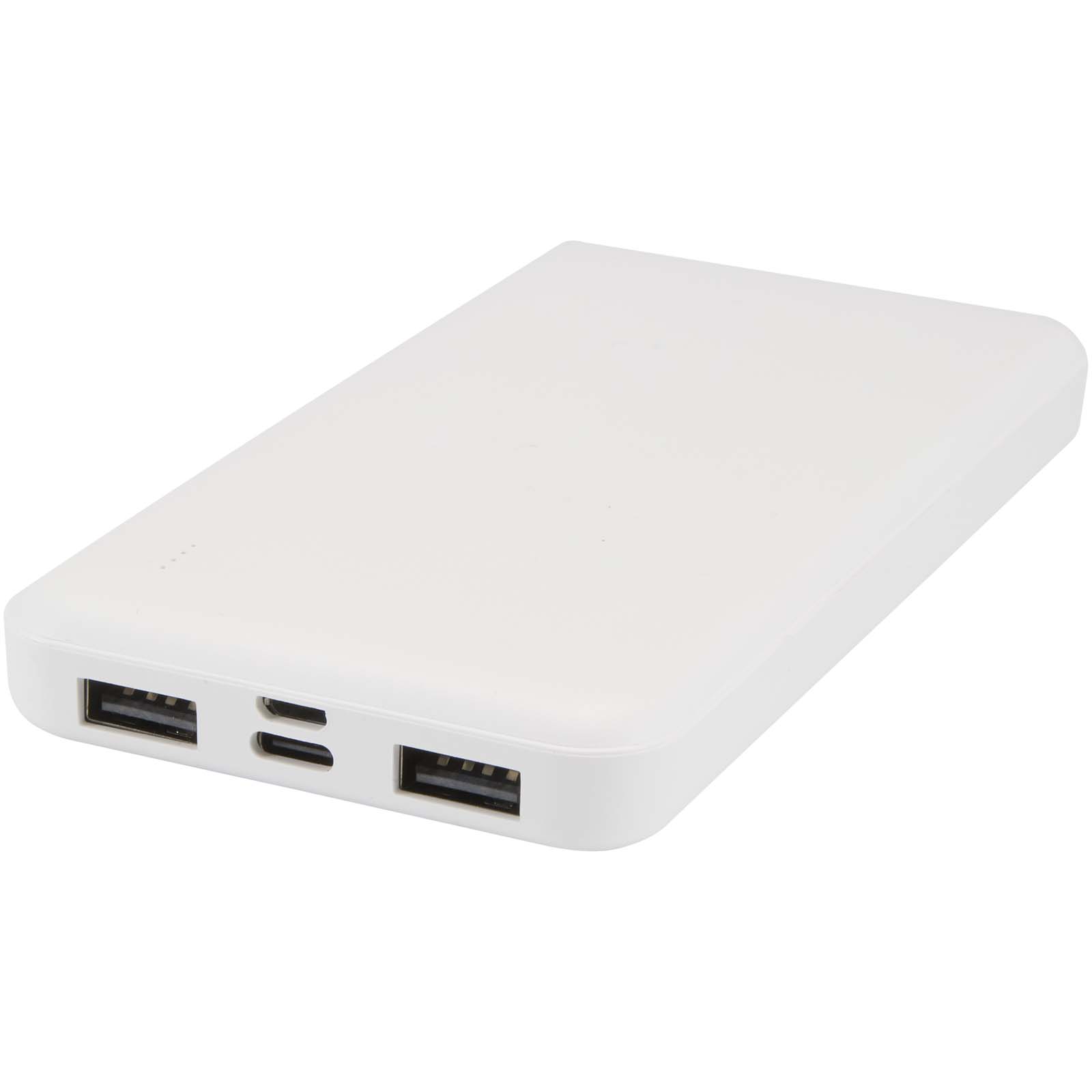 Batería externa de plástico reciclado de 10 000 mAh y 10 W Intan