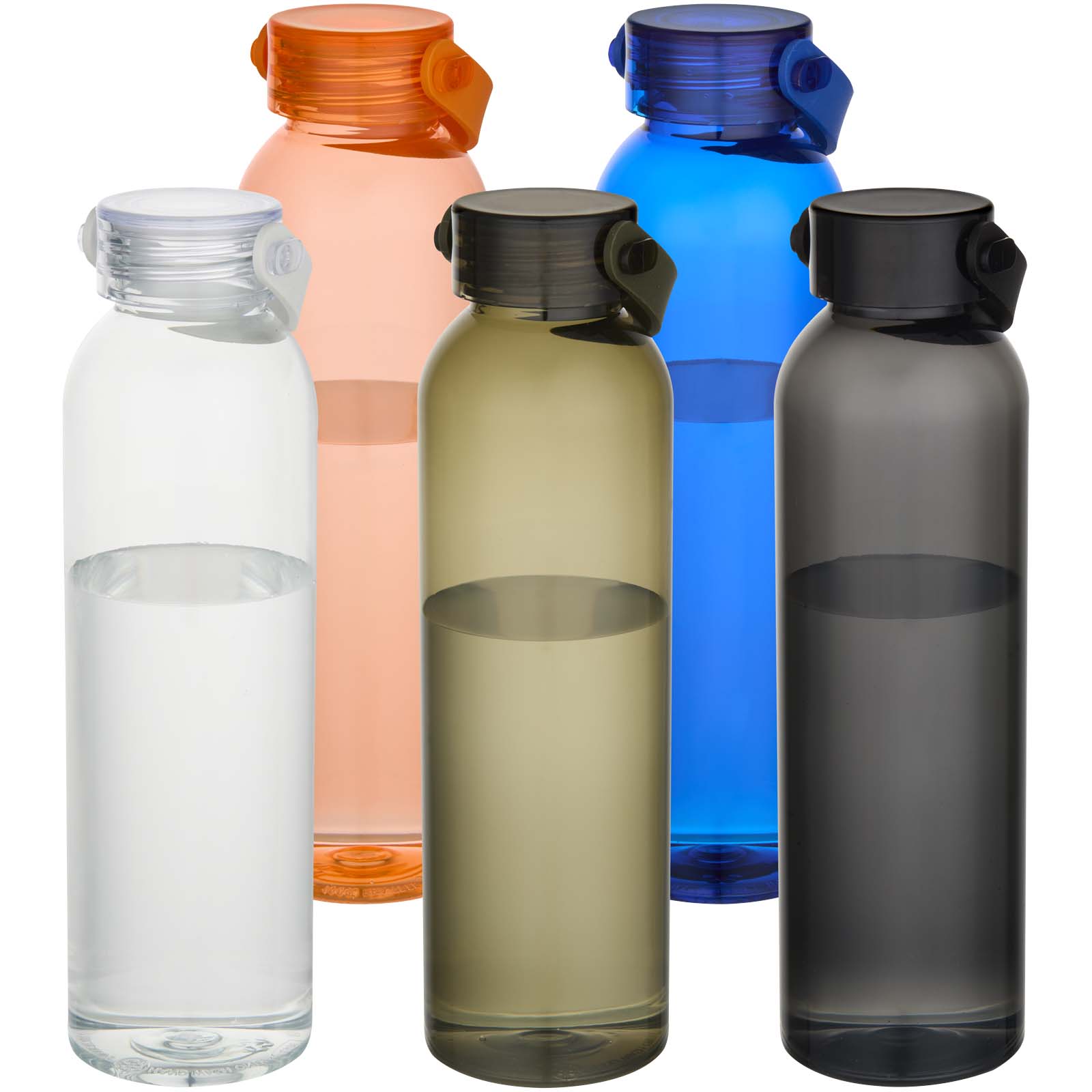 Botella de 630 ml de plástico reciclado con certificado RCS Alti