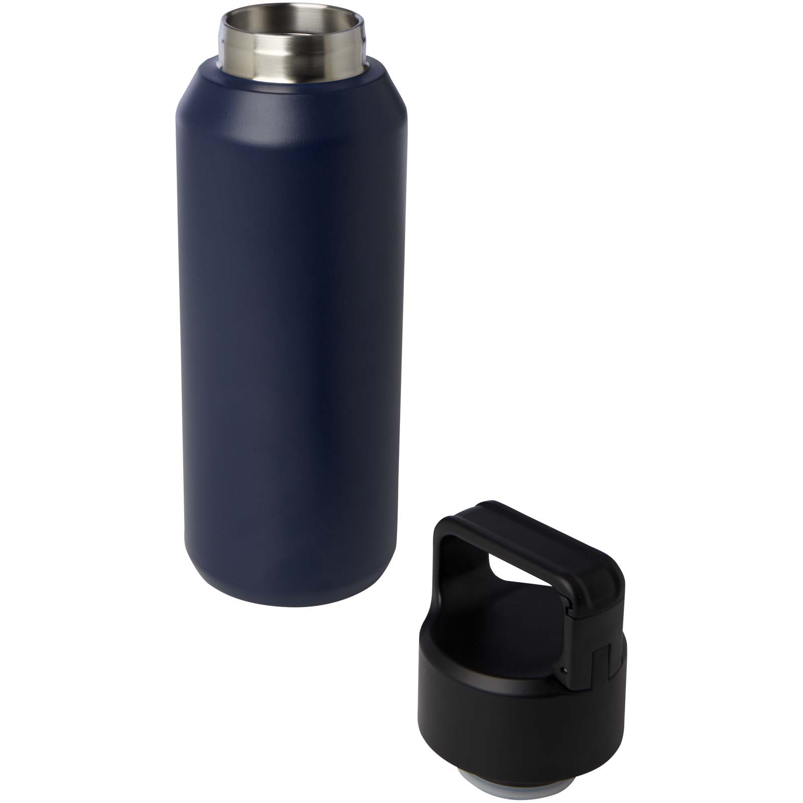 Botella de 600 ml con aislamiento al vacío de cobre en acero inoxidable reciclado con certificado RCS Astra