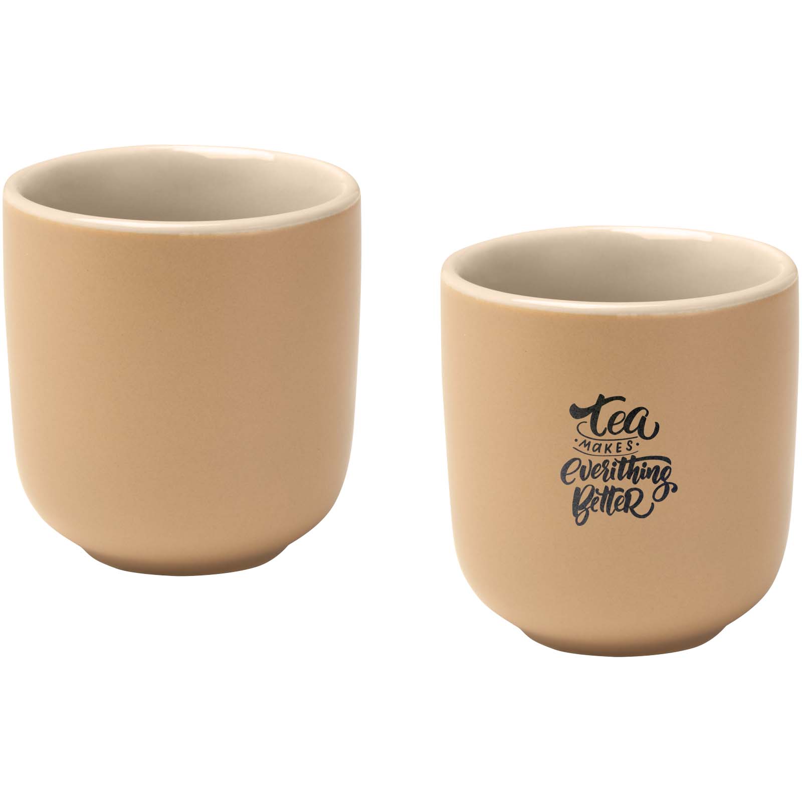 Juego de 2 tazas de espresso de cerámica de 90 ml Male